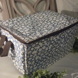 Thirty-One Insulated Cooler Tote Floral Zip Lunch Bag | Cute but Keeps It Cold